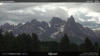 Archived image Webcam "Pale di San Martino", Alpe di Lusia Moena 09:00