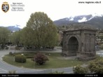 Archiv Foto Webcam Augustusbogen, Aosta 17:00