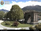 Archiv Foto Webcam Augustusbogen, Aosta 09:00