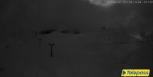 Archived image Webcam Top station of the Bottero gondola 01:00