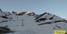 Archived image Webcam Top station of the Bottero gondola 05:00