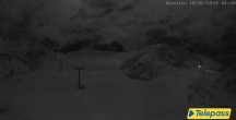 Archiv Foto Webcam Bergstation Bottero Gondel 03:00