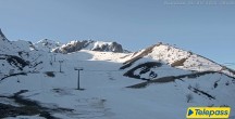 Archived image Webcam Top station of the Bottero gondola 07:00