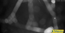 Archived image Webcam Top station of the Bottero gondola 23:00