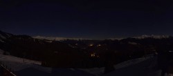 Archiv Foto Webcam La Tania: Bergrestaurant Bouc Blanc 23:00