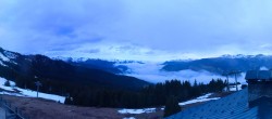 Archiv Foto Webcam La Tania: Bergrestaurant Bouc Blanc 06:00