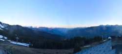 Archiv Foto Webcam La Tania: Bergrestaurant Bouc Blanc 06:00