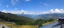 Archiv Foto Webcam La Tania: Bergrestaurant Bouc Blanc 11:00