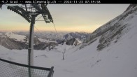 Archiv Foto Webcam Bergstation Klewenalp 07:00