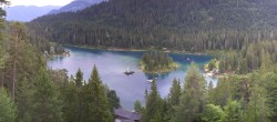 Archiv Foto Webcam Flims-Laax: Caumasee 08:00