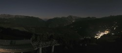 Archived image Webcam Upper station of the Beauregard mountain railway 23:00