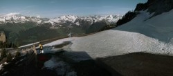 Archived image Webcam Peisey Vallandry - Top station chairlift Clocheret 22:00