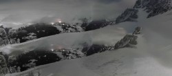 Archiv Foto Webcam Peisey Vallandry - Bergstation Sessellift Clocheret 03:00