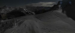 Archiv Foto Webcam Peisey Vallandry - Bergstation Sessellift Clocheret 01:00