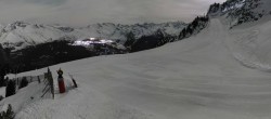 Archived image Webcam Peisey Vallandry - Top station chairlift Clocheret 23:00