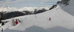 Archiv Foto Webcam Peisey Vallandry - Bergstation Sessellift Clocheret 15:00