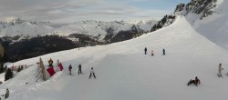 Archiv Foto Webcam Peisey Vallandry - Bergstation Sessellift Clocheret 17:00