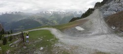 Archiv Foto Webcam Peisey Vallandry - Bergstation Sessellift Clocheret 13:00