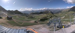 Archived image Webcam Les Arcs - top station chairlift Arcabulle 12:00