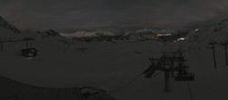 Archived image Webcam Les Arcs - top station chairlift Arcabulle 23:00