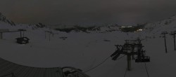 Archived image Webcam Les Arcs - top station chairlift Arcabulle 01:00