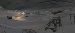 Archiv Foto Webcam Les Arcs - Bergstation Sessellift Arcabulle 03:00