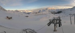 Archiv Foto Webcam Les Arcs - Bergstation Sessellift Arcabulle 07:00