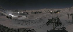 Archiv Foto Webcam Les Arcs - Bergstation Sessellift Arcabulle 05:00