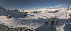 Archiv Foto Webcam Les Arcs - Bergstation Sessellift Arcabulle 13:00