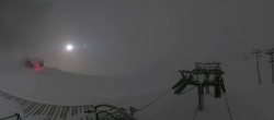 Archiv Foto Webcam Les Arcs - Bergstation Sessellift Arcabulle 23:00