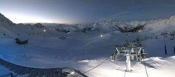 Archiv Foto Webcam Les Arcs - Bergstation Sessellift Arcabulle 17:00