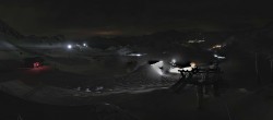 Archiv Foto Webcam Les Arcs - Bergstation Sessellift Arcabulle 03:00