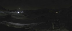 Archiv Foto Webcam Les Arcs - Bergstation Sessellift Arcabulle 23:00