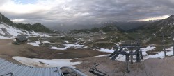 Archiv Foto Webcam Les Arcs - Bergstation Sessellift Arcabulle 06:00