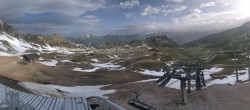 Archiv Foto Webcam Les Arcs - Bergstation Sessellift Arcabulle 07:00