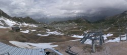 Archiv Foto Webcam Les Arcs - Bergstation Sessellift Arcabulle 13:00