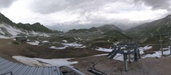 Archiv Foto Webcam Les Arcs - Bergstation Sessellift Arcabulle 15:00