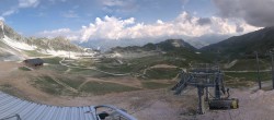 Archiv Foto Webcam Les Arcs - Bergstation Sessellift Arcabulle 09:00