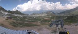 Archiv Foto Webcam Les Arcs - Bergstation Sessellift Arcabulle 11:00
