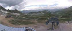 Archiv Foto Webcam Les Arcs - Bergstation Sessellift Arcabulle 17:00