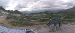Archiv Foto Webcam Les Arcs - Bergstation Sessellift Arcabulle 19:00