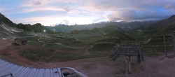 Archiv Foto Webcam Les Arcs - Bergstation Sessellift Arcabulle 21:00