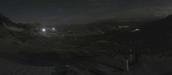 Archived image Webcam Les Arcs - top station chairlift Arcabulle 01:00