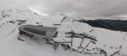 Archived image Webcam Peisey Vallandry - chairlift Arpette 17:00