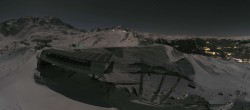 Archiv Foto Webcam Peisey Vallandry - Bergstation Sessellift Arpette 01:00