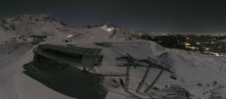 Archiv Foto Webcam Peisey Vallandry - Bergstation Sessellift Arpette 03:00