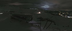 Archiv Foto Webcam Peisey Vallandry - Bergstation Sessellift Arpette 21:00