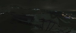 Archiv Foto Webcam Peisey Vallandry - Bergstation Sessellift Arpette 23:00