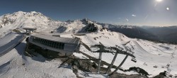 Archiv Foto Webcam Peisey Vallandry - Bergstation Sessellift Arpette 17:00
