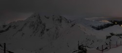 Archived image Webcam Peisey Vallandry - Top station cable car L`Aiguille Rouge 01:00